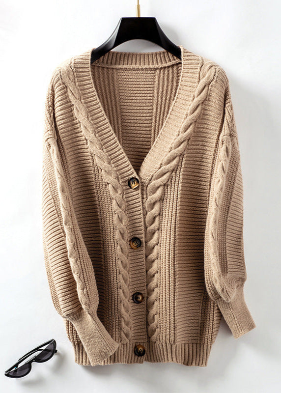 Gilet femme vintage tricot boutonné