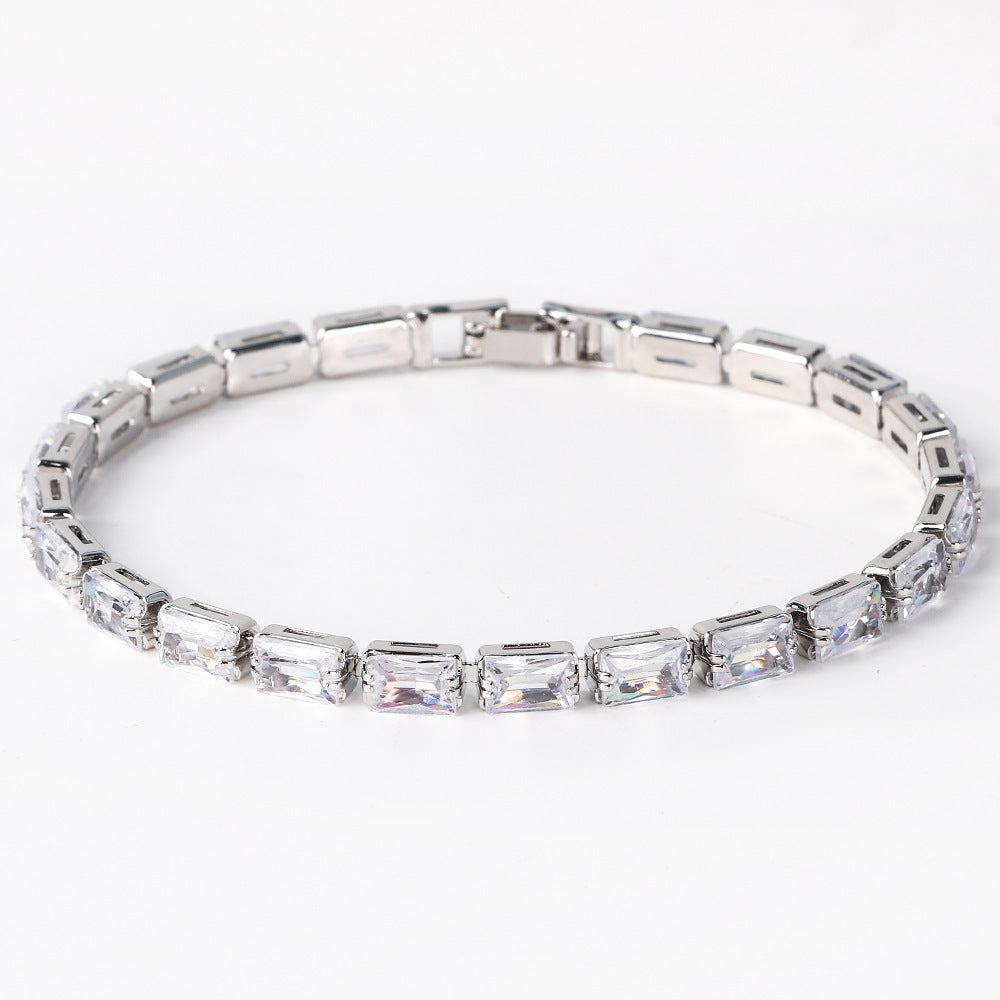 Bracelet zircon éclat tendance femme