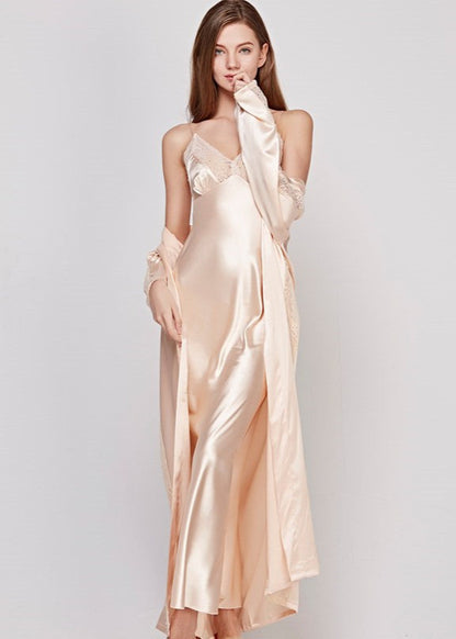 Pyjama Satiné 2 Pièces Élégant