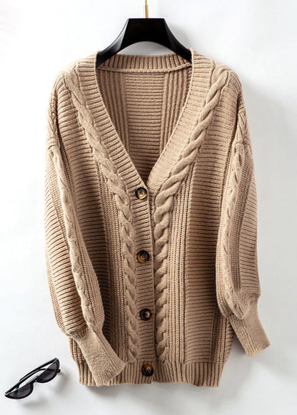 Gilet femme vintage tricot boutonné