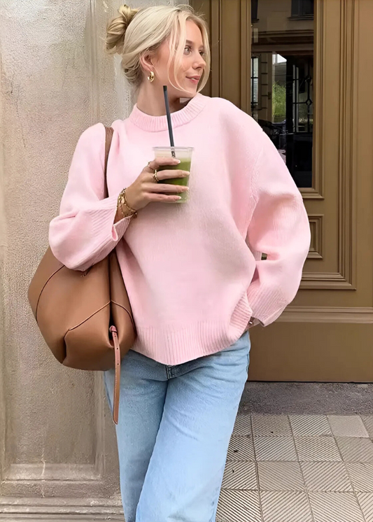 Pull Femme Rose Poudré