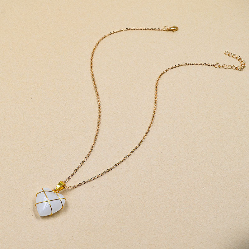 Pendentif cœur cristal été féminin