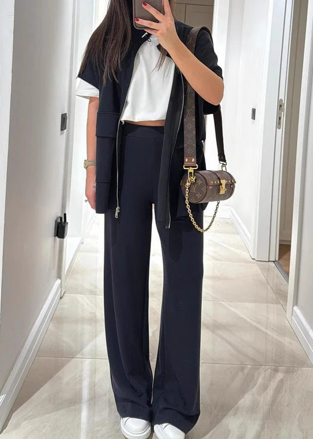 Ensemble décontracté femme manches courtes