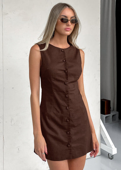 Robe cache-cœur coton élégante