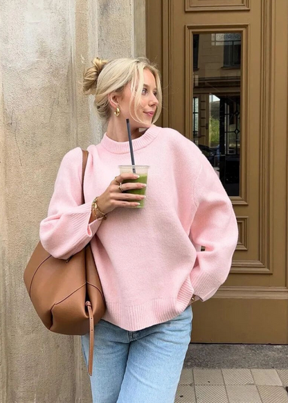 Pull Femme Rose Poudré
