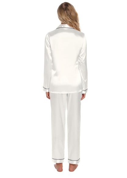 Ensemble pyjama satiné luxueux