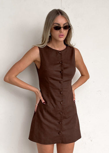 Robe cache-cœur coton élégante