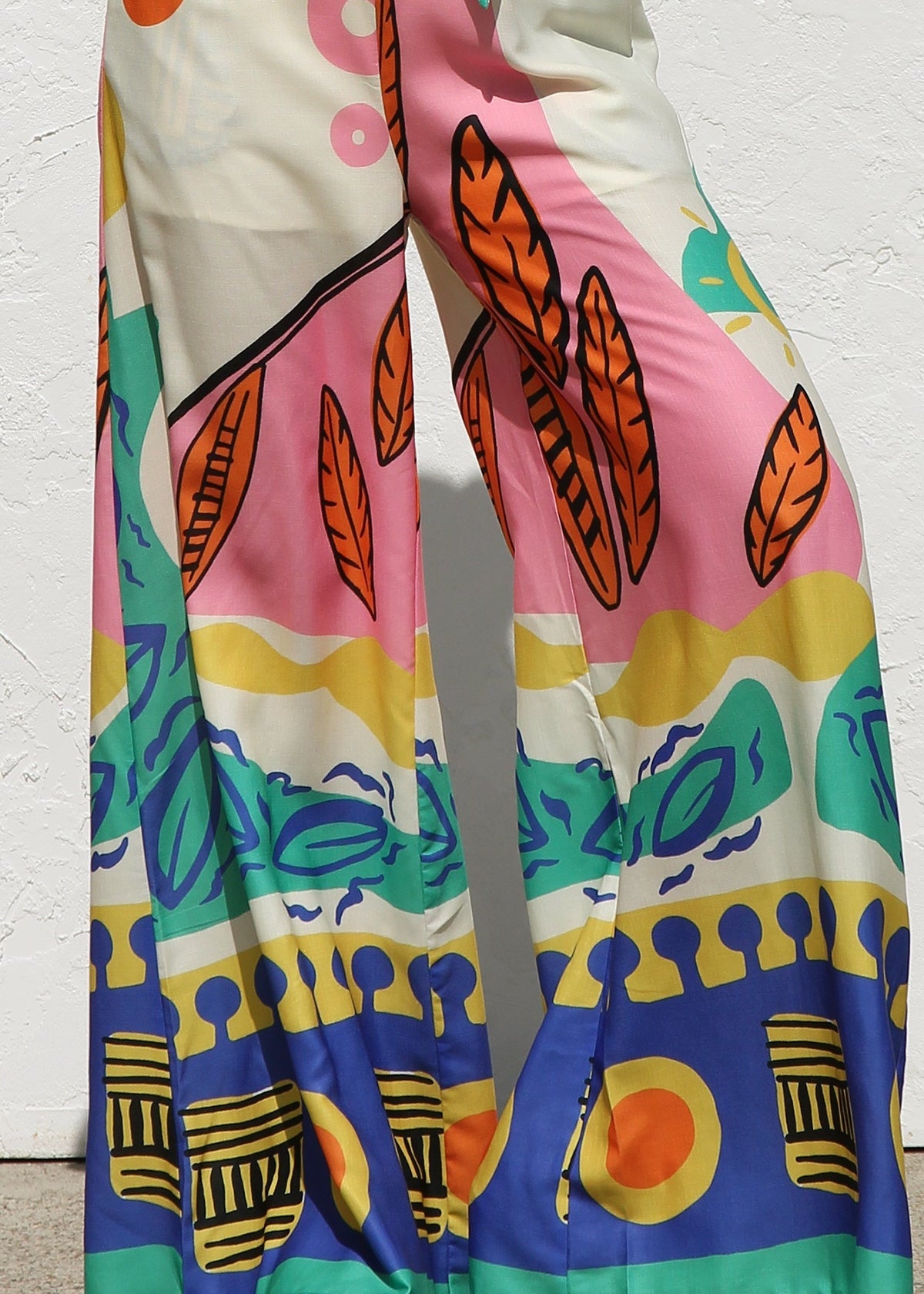 Combinaison Large Imprimée Femme Été