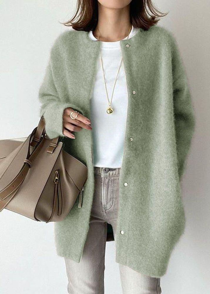 Cardigan tricoté boutonné coupe ajustée