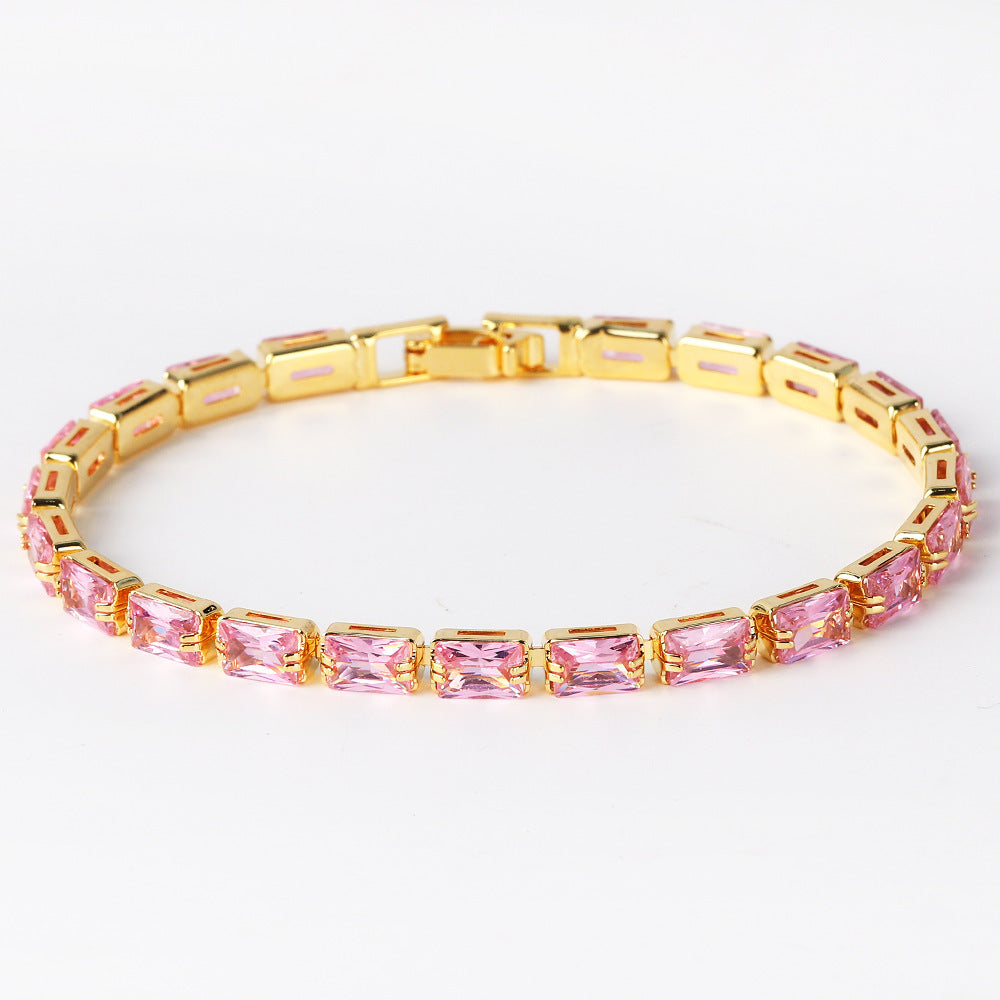 Bracelet zircon éclat tendance femme
