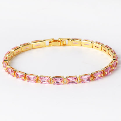 Bracelet zircon éclat tendance femme