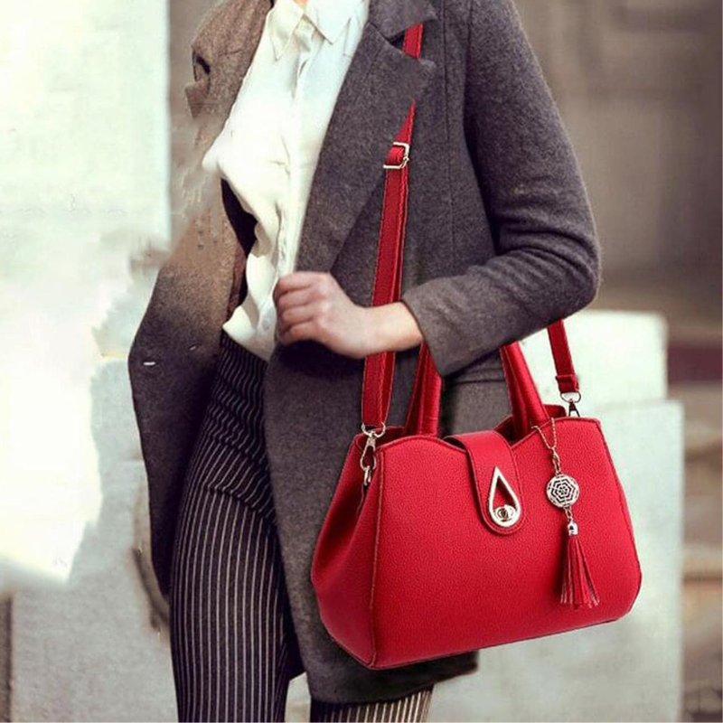 Sac bandoulière franges PU tendance