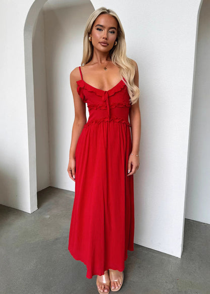 Robe de vacances ample sans manches